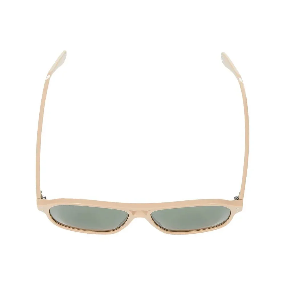 NEW‎ Gucci GG0475S Ivory Green Square Aviator Matte Lens Designer Sunglasses